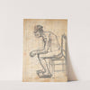 Homme au tabouret by Félix Del Marle