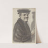 Homme coiffé d’une toque, levant le bras droit, vu de trois quarts à droite by Nicolas Lagneau