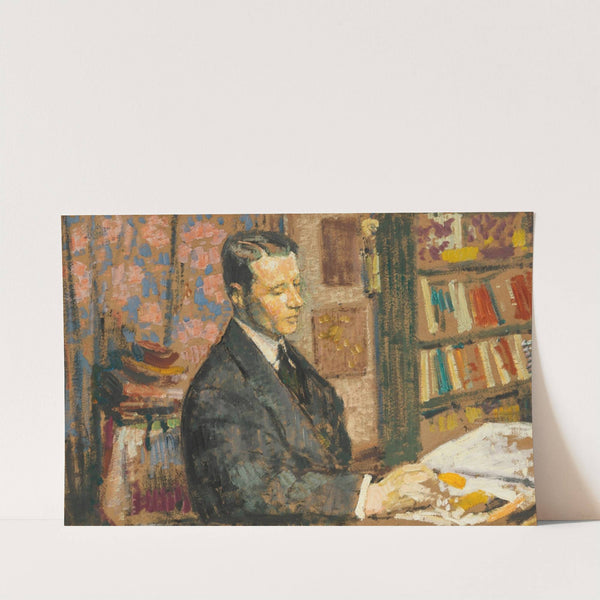 Homme lisant by Georges Lemmen