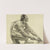 Homme nu accroupi, de profil vers la droite by Arthur-Joseph Gueniot
