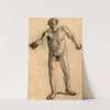Homme nu debout, tenant un sabre dans la main droite by Pierre Puvis de Chavannes