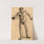 Homme nu debout, tenant un sabre dans la main droite by Pierre Puvis de Chavannes