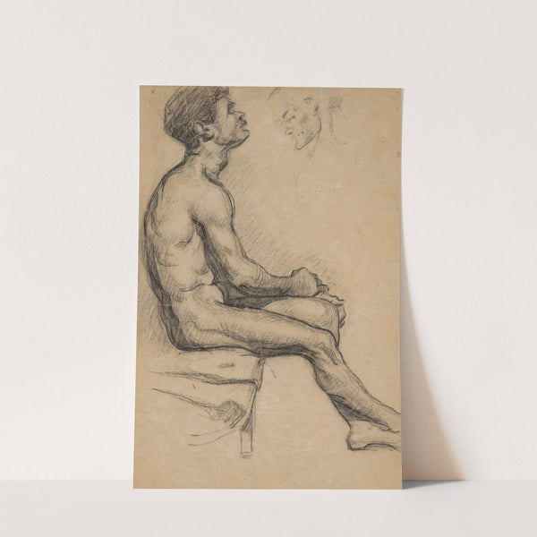 Homme nu (Circa 1862-65) by Paul Cézanne