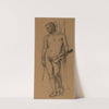 Homme nu, tenant un violon et un archet by Pierre Puvis de Chavannes