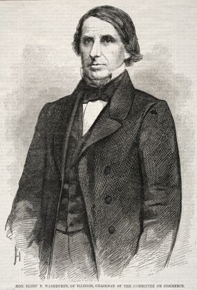 Hon. Elihu B. Washburne, of Illinois, Chairman of the Committee on Commerce (1860)