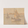 Honfleur Fishing Boats no. 1 by Frank Edwin Scott