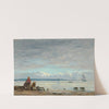 Honfleur. Pêcheurs sur la grève (circa 1858-1862) by Eugène Boudin