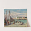 Honfleur, Sur le Quai by Maximilien Luce