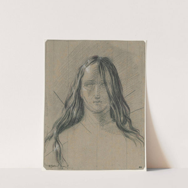 Hoofd van Maria Magdalena. by David Humbert de Superville