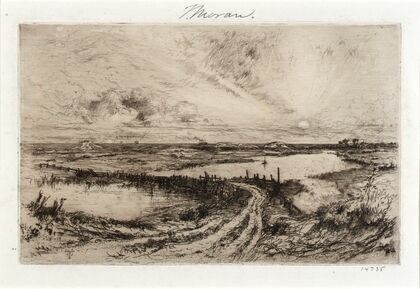 Hook Pond and Old Bridge (ca. 1880-1890)