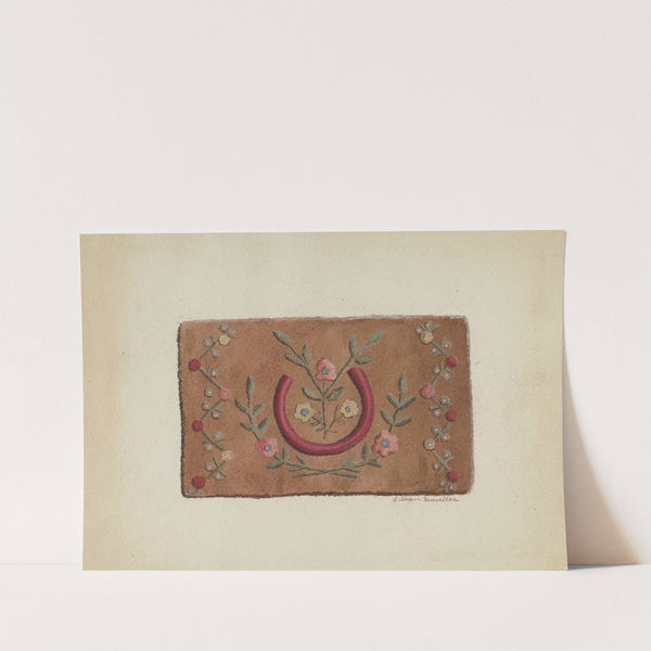 Hooked Rug (c. 1936) by Lillian M. Mosseller