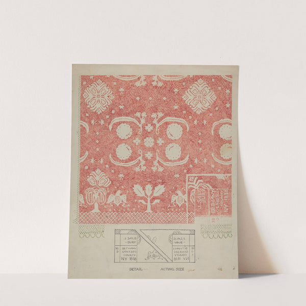 Hooked Rug (c. 1936) by Lillian M. Mosseller