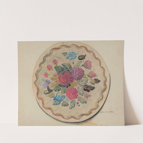 Hooked Rug (c. 1936) by Lillian M. Mosseller