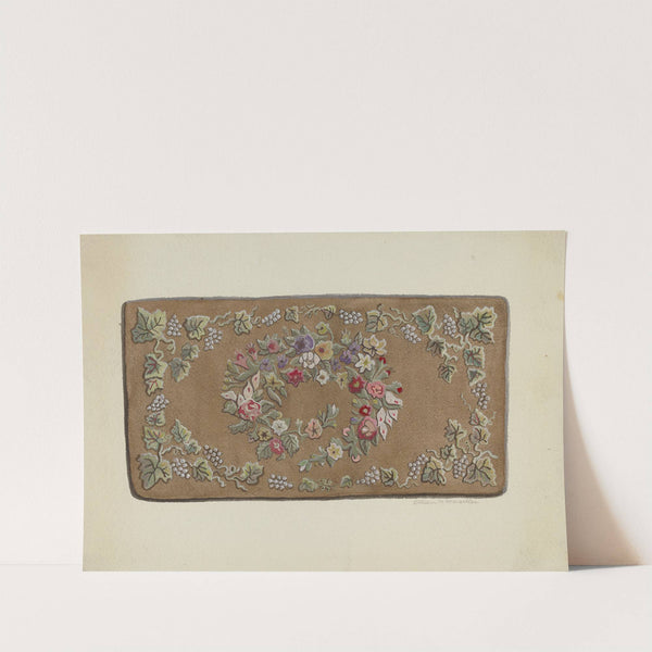 Hooked Rug by Lillian M. Mosseller