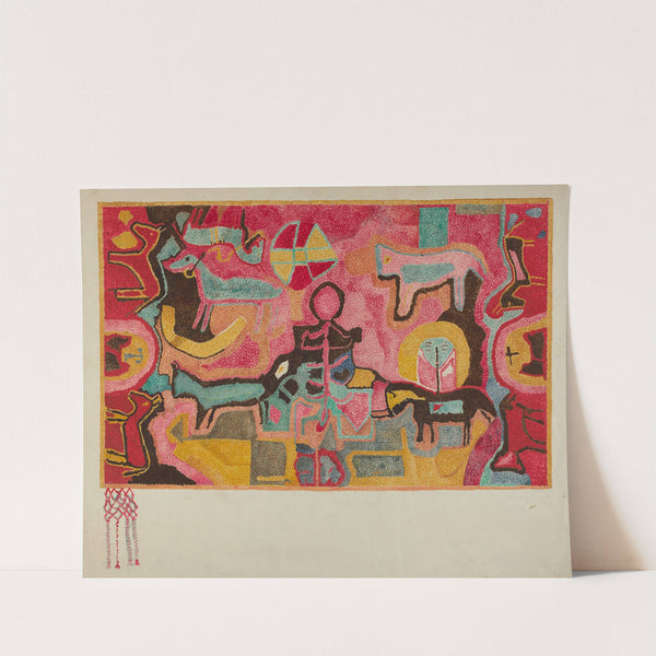 Hooked Rug by Margery Parish