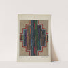 Hooked Rug &#8211; Center Design (c. 1936) by Ruth M. Barnes