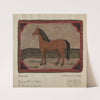 Hooked Rug with Horse by Joseph Glover