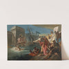 Horatius Cocles Defending Rome Against The Etruscans by Follower Of Giovanni Battista Tiepolo
