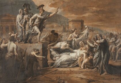 Horatius Slaying his Sister Camilla after the Defeat of the Curiatii