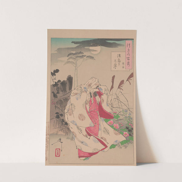 Horin temple moon (Horinji no tsuki) by Tsukioka Yoshitoshi