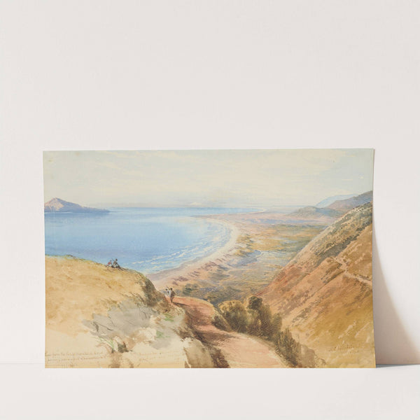 Horokiwi Road looking down to Paekakariki by Nicholas Chevalier
