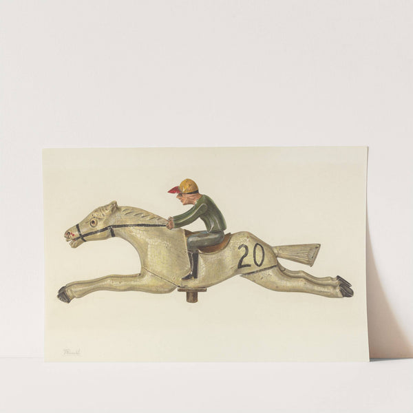 Horse and Jockey by Palmyra Pimentel