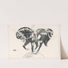 Horse balancing on sphere (1900) by Russell, Morgan &amp; Co.