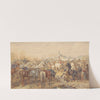 Horse fair near Warsaw (1868) by Juliusz Kossak