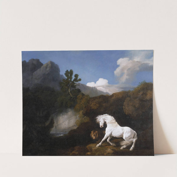 Horse Frightened by a Lion (1770) by George Stubbs