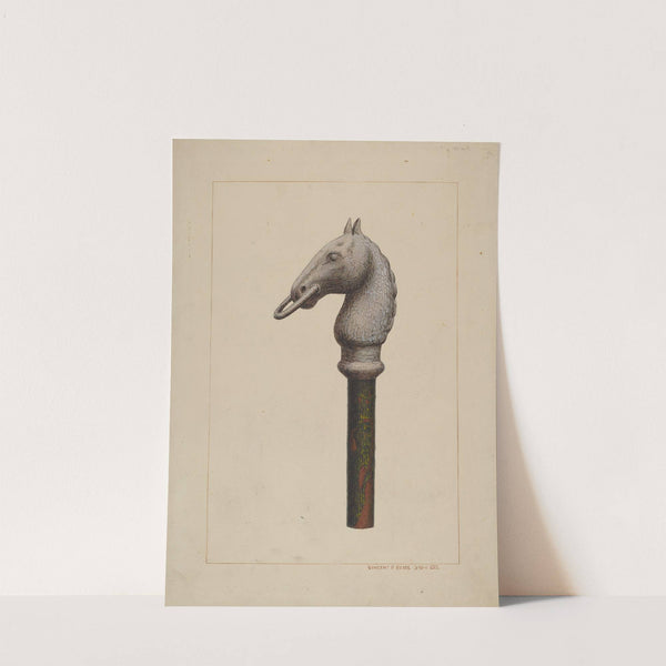 Horse Head Hitching Post by Vincent P. Rosel