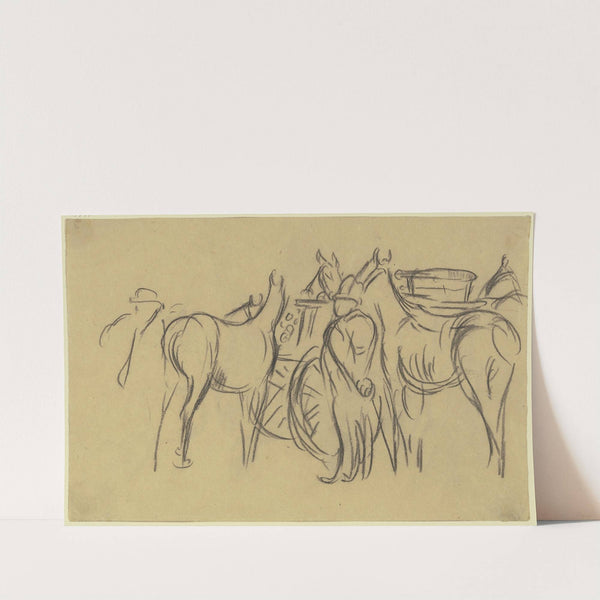 Horse market by Wilhelm Kalb