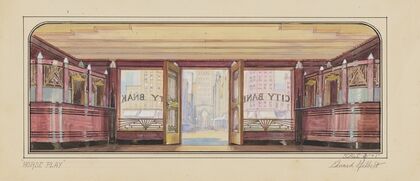 Horse Play: Sketch no. 2 Act III (City Bank Interior) (1934-1943)