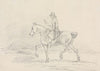 Horse Rider, in Walking Gait