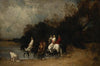 Horse Riders By The River