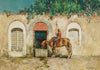 Horseman At A Fountain