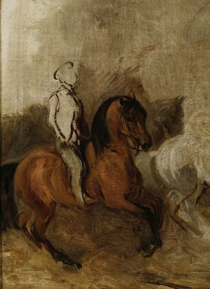Horseman, sketch