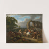 Horseman&#039;s Scene by Pieter van Bloemen