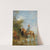 Horsemen By The River (1872) by Eugène Fromentin