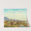 Horsemen fording a river by Georges Washington