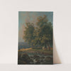 Horses and Cattle by a River by George Barret