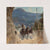 Horses and Travelers Ascending an Italian Mountain Road (1881) by Francesco Mancini