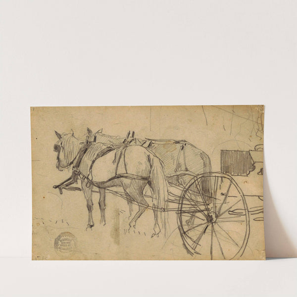 Horses and Wagon (The Picnic Excursion) by Winslow Homer