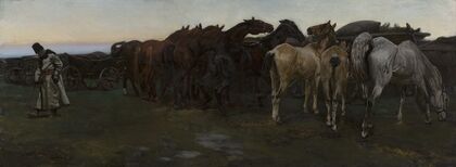 Horses at rest (1879)