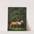 Horses Grazing under Oak Trees by Johann Baptist Dallinger von Dalling