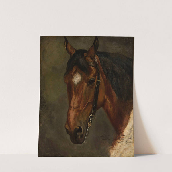Horse&#039;s head by Juliusz Kossak