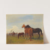 Horses on the Puszta by Emil Volkers