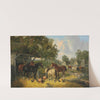 Horses, Pigs and Chickens in a Farmyard by John Frederick Herring Jr.