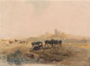Horses Resting in a Meadow near Bolsover Castle