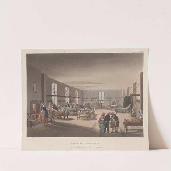 Hospital, Middlesex (1809) by Thomas Rowlandson