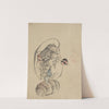 Hotei, the god of good fortune by Katsushika Hokusai